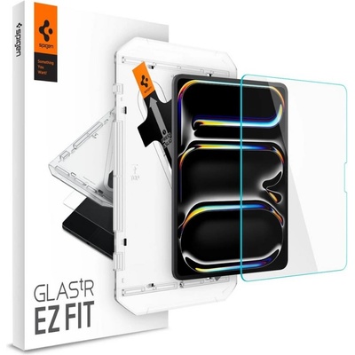 Стъклен протектор за дисплей на iPad Pro 13 7 / 2024 от Spigen Glas. TR Ez Fit" - Прозрачен (8809971227339)
