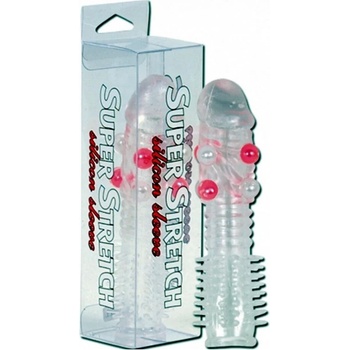 Пенис уголемител, стимулиращ и разтеглив, 13, 5см. - Super Stretch (SEVCR00953)