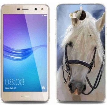 Pouzdro mmCase Gelové Huawei Y6 (2017) - bílý kůň