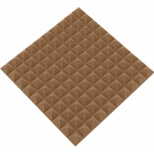 ProfiGaráž Akustický panel pyramída 50x50x5cm hnedá