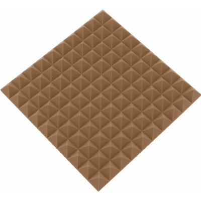 ProfiGaráž Akustický panel pyramída 50x50x5cm hnedá