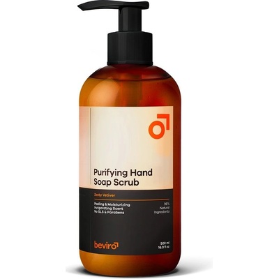 Beviro Purifying mýdlo s peelingovým efektem Zesty Vetiver 500 ml