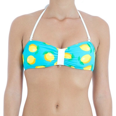 69SLAM Dámské plavky horní díl WOMEN LEMON BANDEAU XBDLMO-PA
