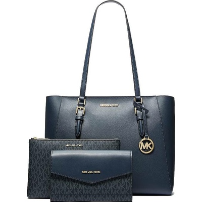 Michael Kors dámská kožená kabelka 3 v 1 35R3GCFT3T Navy