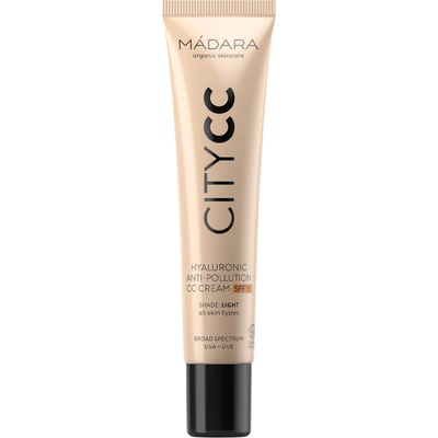 Madara City CC CityCC Hyaluronic Anti-Pollution SPF15 CC krém s filtrom 01 Light Beige 40 ml