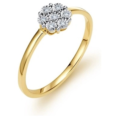 L'amour Diamonds Zlatý prsten s diamanty JR11325Y