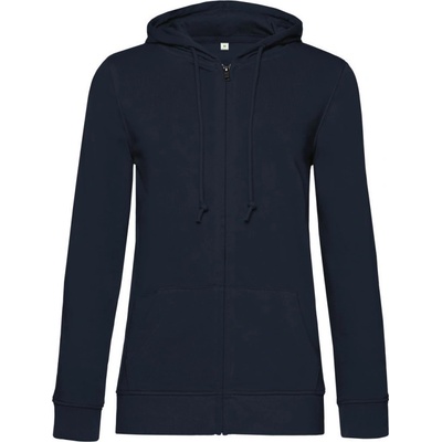 B&C mikina Inspire Zipped Hood s kapucí dámská pure černá