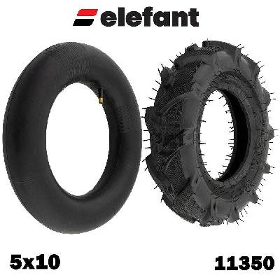 К-т външна и вътрешна гума 5x10, Elefant, за мотофреза / мотоблок (ЕТ11350)