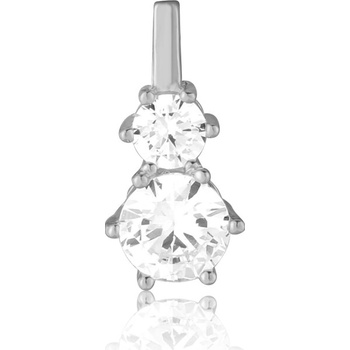 JVD Strieborný prívesok so zirkónmi SVLP0875SH2BI00