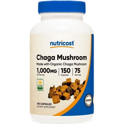 Nutricost Chaga Mushroom Extract 500 mg [150 капсули]