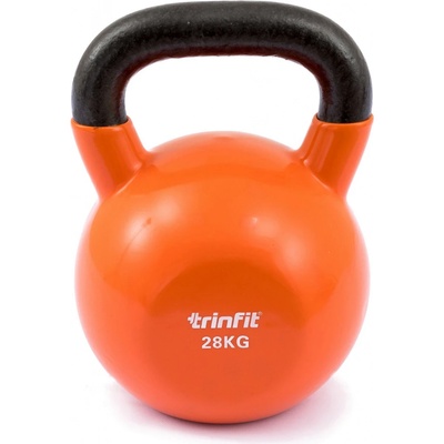 TRINFIT Kettlebell kov / vinyl 28 kg