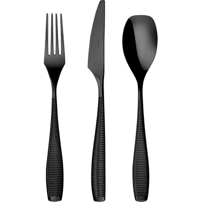 Herdmar Прибори за хранене BILBAO- 24 части - черно мат PVD покритие (Herdmar 230-3024-0517-200-0001)