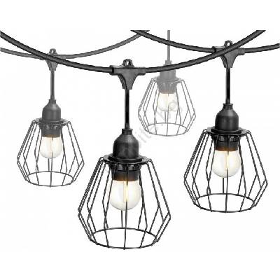 Kobi Външна декоративна гирлянда CRETE 10xE27/230V 15m IP44 (KB0718)