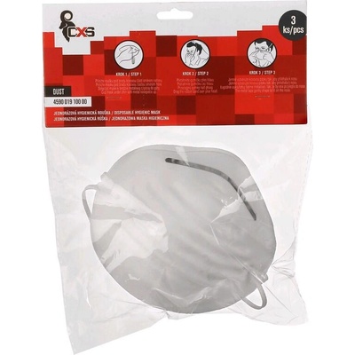 CANIS SAFETY a. s Cxs dust / Оформена маска, пакет от 3 (459001910000)
