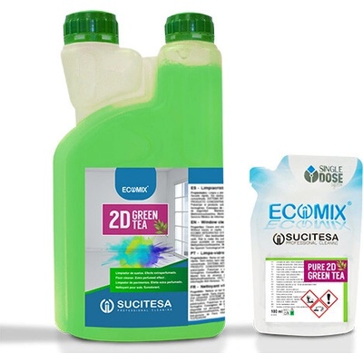 SUCITESA ECOMIX PURE 2D GREEN TEA, s BIO Alkoholem, zelený čaj 12 sáčků 1 l