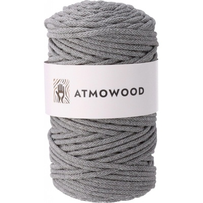 Atmowood příze 5 mm - tmavě šedá
