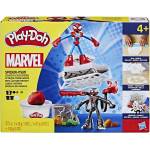 Hasbro Комплект с моделин Play-Doh Marvel - Spider-Мan, Launch And Slice Battle (F9827) - ozone