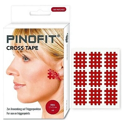 Pinofit cross tape malý červený 2,7 x 2,1 cm 180 ks