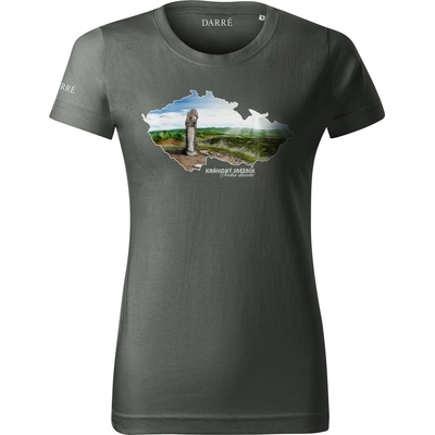 Darré Dámské tričko Králický Sněžník tmavě břidlicová