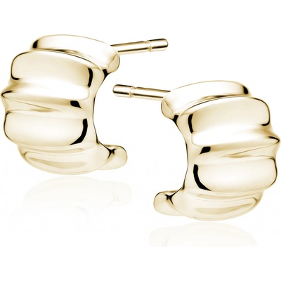 Lunica Stříbrné náušnice NOVA GOLD 0954