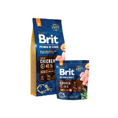 BRIT Premium by Nature Dog Adult M 1 kg