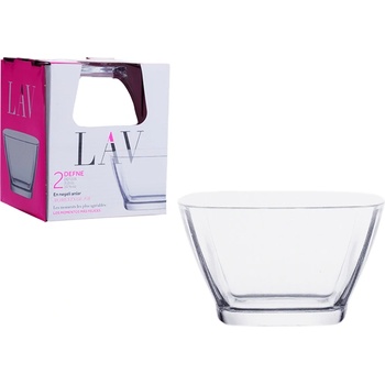 Lav Стъклена купа десертна Defne 315мл 2бр (LV-DEF226NP)