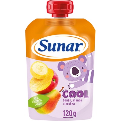 Sunar Cool kapsička hruška banán mango 12m+ 120 g – Zboží Dáma