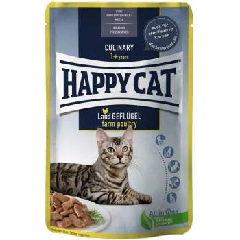 Image 1 of Happy Cat MIS Culinary Farm Poultry пауч за котки пилешко месо 85gr