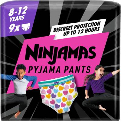 Ninjamas Pyjama Pants 27-43 kg Heart 9 ks