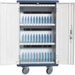 TECHLY Количка за зареждане на устройства Techly I-CABINET-30DUTY White, Blue (108880)