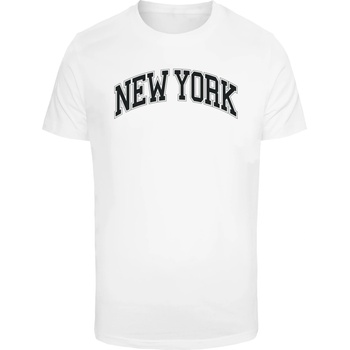Mister Tee Тениска NY Wording Tee white XXLUB-MT3793-00220 - Тъмносив, размер L