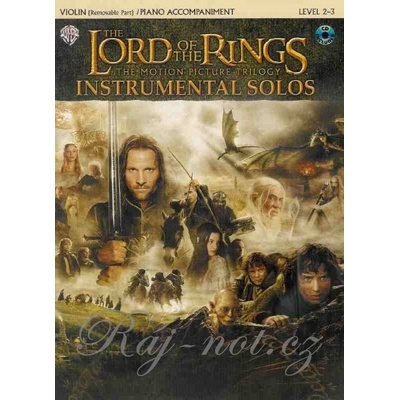 Lord of the Rings Instrumental Solos for Strings pre husle a klavír