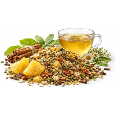 QuickTea Ananas se skořicí ovocno bylinný čaj 100 g