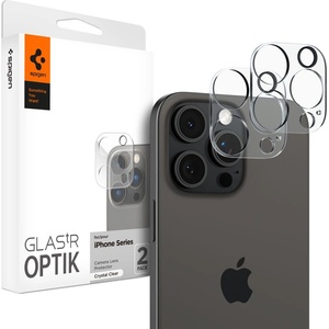 Spigen Протектор за камера за iPhone 14 Pro / Pro Max / 15 Pro / Pro Max / 16 Pro / Pro Max (комплект 2) - Spigen Glas. tR Optik - Clear