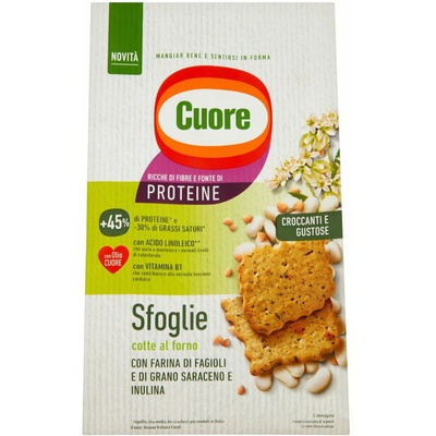Cuore chrumkavý snack z fazúľ, pohánky a inulín 170 g