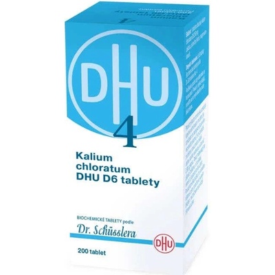 Schüsslerovej soli Kalium chloratum DHU D6 200 tabliet