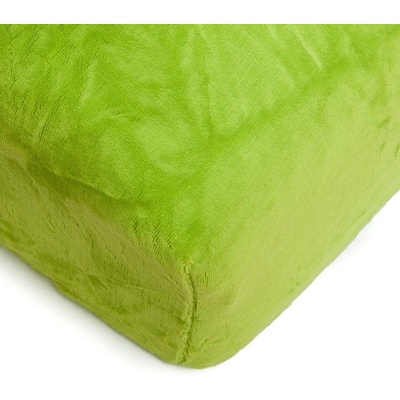 Jahu prostěradlo mikroflanel zelené 90x200
