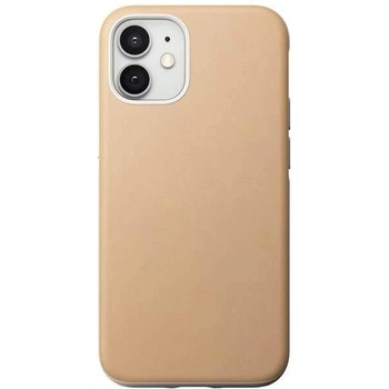 Nomad Leather Rugged Case - кожен (естествена кожа) кейс за iPhone 12 mini (бежов)