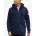 Adidas Stack Logo On Left Sleeve Hoodie Blue