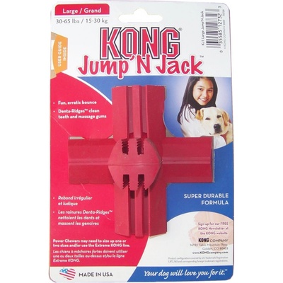 Kong Dog Dental Jump'N Jack plniaca L