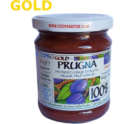 Agritur Gold Slivkový džem Top Bio 210 g