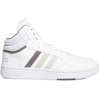 adidas Мъжки обувки Adidas Hoops 3.0 Mid Classic Vintage Shoes Mens - White/Grey