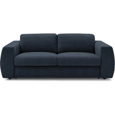 Bobochic Тъмносин шенилов диван за ежедневно спане/сгъваем 240 cm Hugo - Bobochic Paris (WT-DALA-3.5R--W_1 P1329)