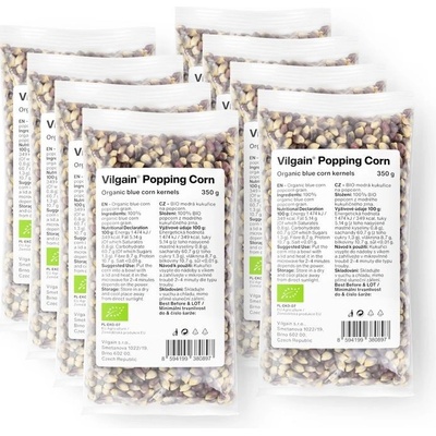 Vilgain Kukurica na popcorn BIO – 8 × 350 g
