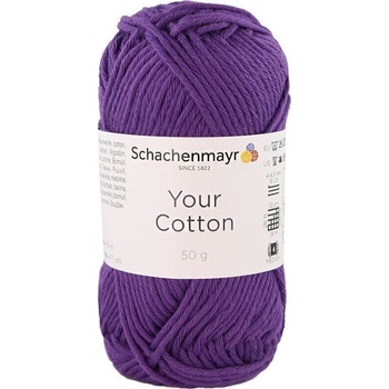 Schachenmayr Your Cotton 00049 Purple Плетива прежда (9807019-00049)