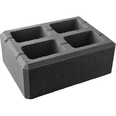 Tvárnice plotová sloupková DITON VISO černá 300×400×150 mm