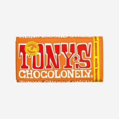 Tony's Chocolonely mléčná karamel a mořská sůl 5 x 180 g