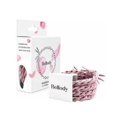 Bellody Original Hair Ties 4 ks, Mellow Rose