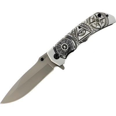 IZMAEL Outdoorový skládací YC 39076 Typ1/Šedá/Černá 9.3 cm