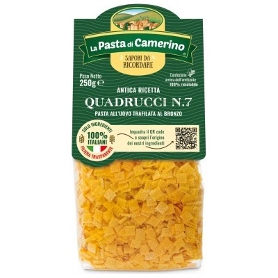 La Pasta di Camerino Vaječné Cestoviny Quadrucci No.7 250 g